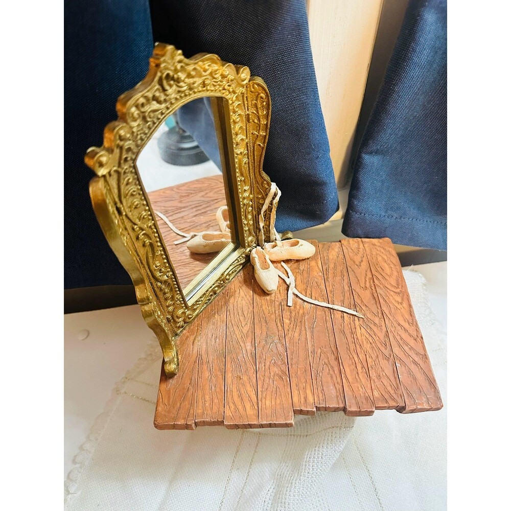 Rare- 12” Doll Mirror Stand